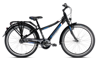 PUKY Fahrrad Crusader 24-7 ALU CITY LIGHT (2019) schwarz