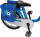 PUKY Doppeltasche DT 3 blau