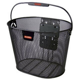 KLICKfix Lenkerkorb OVAL PLUS 18 Liter schwarz