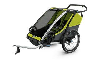 THULE Kinderanhänger Chariot Cab 2 grün/grau