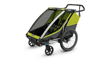 THULE Kinderanhänger Chariot Cab 2 grün/grau