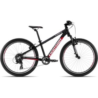 PUKY Fahrrad X-COADY 24 FS (2020) schwarz/rot/weiß